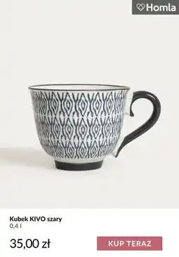 Homla Kubek Kivo szary 0,4 l Homla oferta