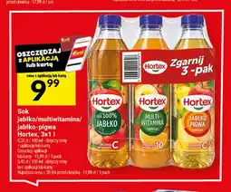 Twój Market Sok jabłko, multiwitamina, jabłko-pigwa Hortex 3-pak oferta