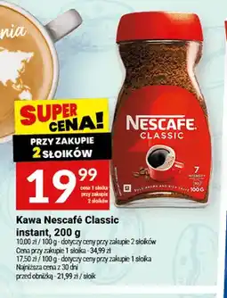 Twój Market Kawa rozpuszczalna Nescafé Classic instant oferta
