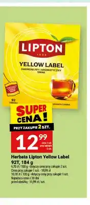 Twój Market Herbata Lipton Yellow Label 92T oferta