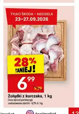 Twój Market Żołądki z kurczaka oferta