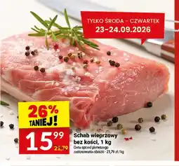 Twój Market Schab wieprzowy bez kości oferta