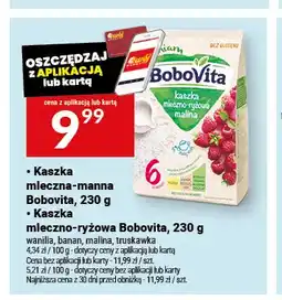 Twój Market Kaszka mleczno-ryżowa BoboVita wanilia oferta
