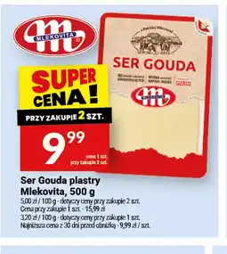 Twój Market Ser gouda w plastrach Mlekovita oferta