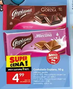 Twój Market Czekolada Goplana mleczna oferta