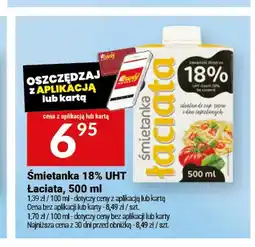 Twój Market Śmietanka UHT Łaciate 18% oferta