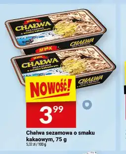 Twój Market Chałwa sezamowa o smaku kakaowym M & K oferta