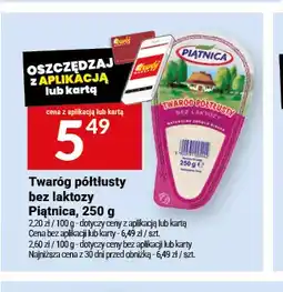 Twój Market Twaróg półtłusty bez laktozy Piątnica oferta
