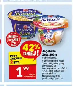 Twój Market Jogurt Jogobella 8 zbóż classic Zott oferta