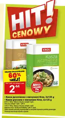 Twój Market Kasza jęczmienna z warzywami Kros 2-pak oferta