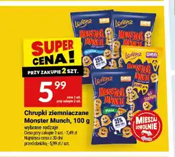 Twój Market Chrupki ziemniaczane Monster Munch oferta