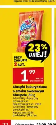 Twój Market Chrupki kukurydziane o smaku owocowym Chrupcie oferta