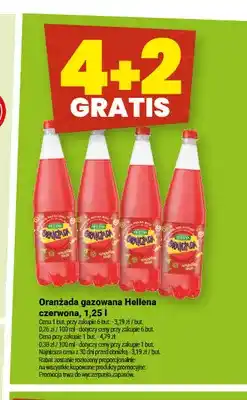 Twój Market Oranżada gazowana Hellena czerwona oferta