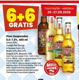 Twój Market Piwo bezalkoholowe Desperados Lemon oferta