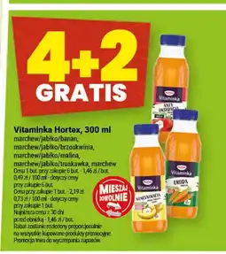 Twój Market Sok Vitaminka Hortex marchew jabłko banan oferta