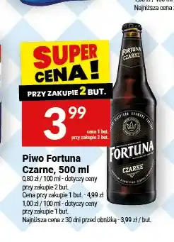 Twój Market Piwo Fortuna Czarne oferta