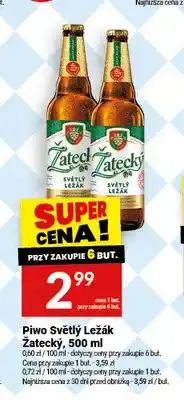 Twój Market Piwo Světlý Ležák Žatecký oferta