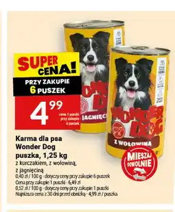 Twój Market Karma dla psa Wonder Dog puszka z kurczakiem oferta