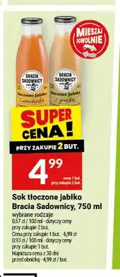 Twój Market Sok tłoczone jabłko Bracia Sadownicy z gruszką oferta