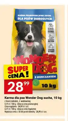 Twój Market Karma dla psa Wonder Dog sucha z kurczakiem oferta