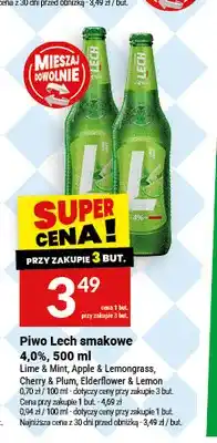 Twój Market Piwo Lech smakowe Lime & Mint 4,0% oferta