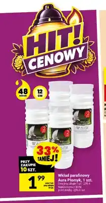 Twój Market Wkład parafinowy Aura Płomyk oferta