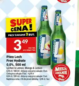 Twój Market Piwo bezalkoholowe Lech Hydrate Lychee & Lemon oferta