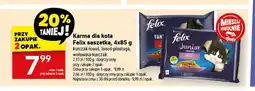 Twój Market Karma dla kota Felix saszetka 4-pak kurczak-łosoś oferta