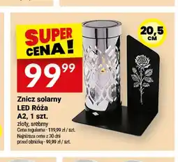Twój Market Znicz solarny LED Róża A2 oferta