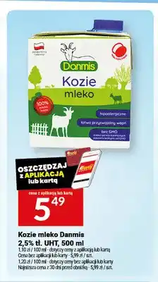 Twój Market Kozie mleko Danmis UHT 2,5% oferta