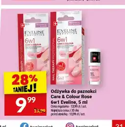 Twój Market Odżywka do paznokci Care & Colour Rose 6w1 Eveline oferta