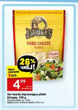 Twój Market Ser twardy dojrzewający płatki Dziugas oferta
