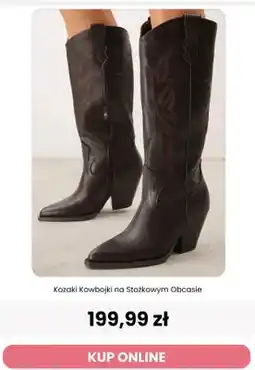 Renee Kozaki kowbojki na stożkowym obcasie Renee oferta