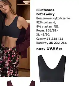 Tchibo Biustonosz bezszwowy Tchibo oferta