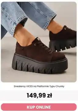 Renee Sneakersy Vices na platformie typu chunky oferta