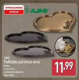 ALDI Podkładka pod znicze serce Jumi śr. ok 37 cm oferta