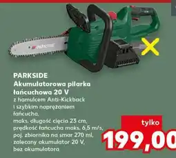 Kaufland PARKSIDE Akumulatorowa pilarka łańcuchowa 20 V oferta