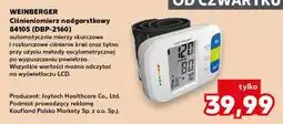 Kaufland WEINBERGER Ciśnieniomierz nadgarstkowy 84105 (DBP-2160) oferta