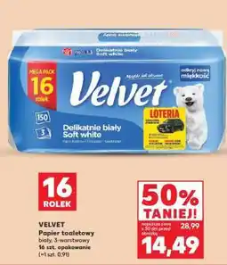 Kaufland Velvet papier toaletowy oferta