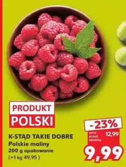Kaufland Polskie maliny oferta