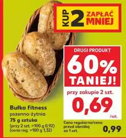 Kaufland Bułka fitness pszenno-żytnia oferta