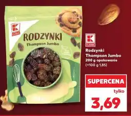 Kaufland RODZYNKI THOMPSON JUMBO oferta