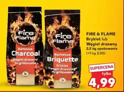 Kaufland FIRE & FLAME Brykiet lub Węgiel drzewny oferta