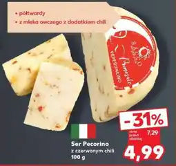 Kaufland Ser Pecorino z czerwonym chili 100 g oferta