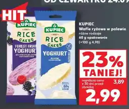 Kaufland KUPIEC Wafle ryżowe w polewie różne rodzaje oferta