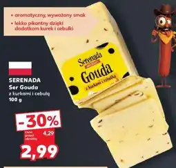 Kaufland SERENADA Ser Gouda z kurkami i cebulą 100 g oferta