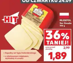 Kaufland MLEKPOL Ser Gouda 100 g oferta