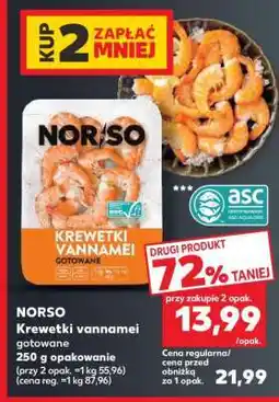 Kaufland NORSO Krewetki vannamei gotowane oferta