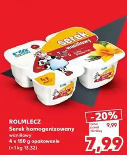 Kaufland ROLMLECZ Serek homogenizowany waniliowy oferta
