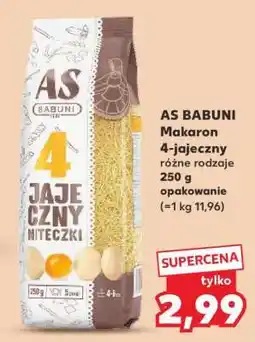 Kaufland AS BABUNI Makaron 4-jajeczny oferta